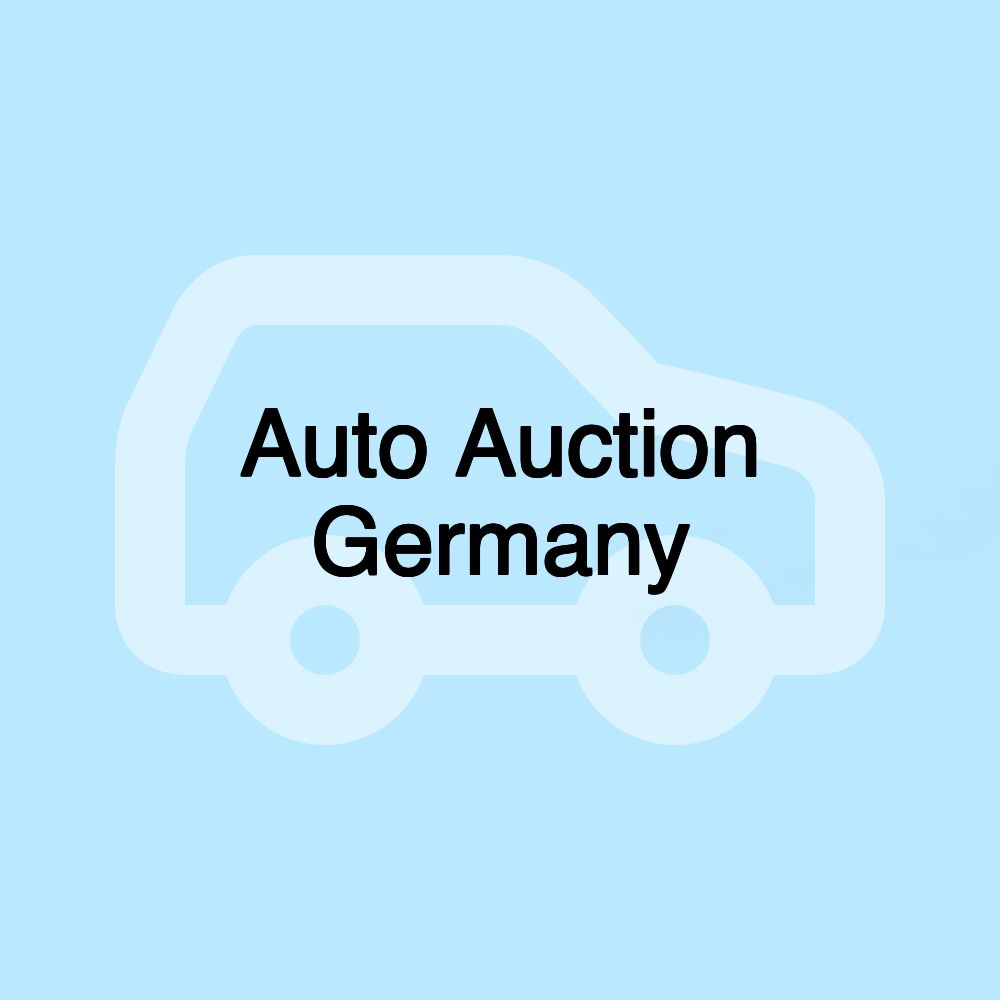 Auto Auction Germany