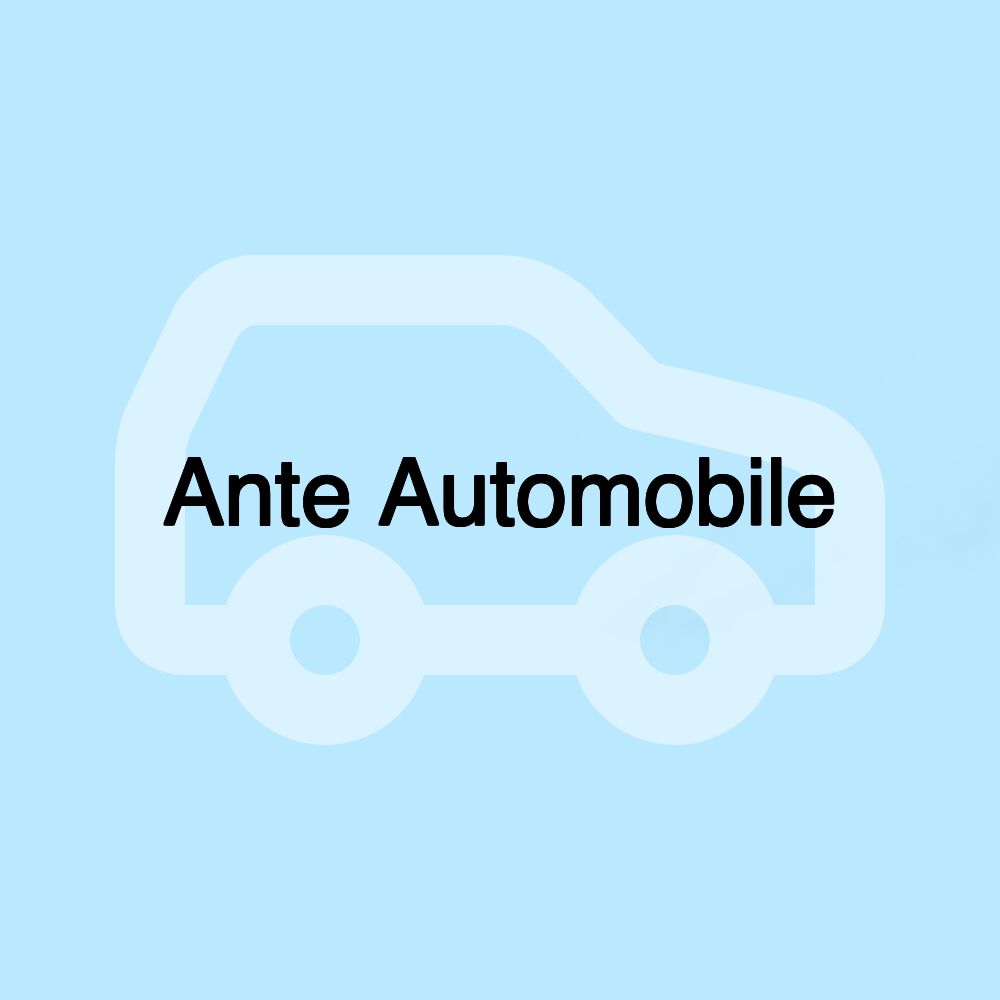 Ante Automobile