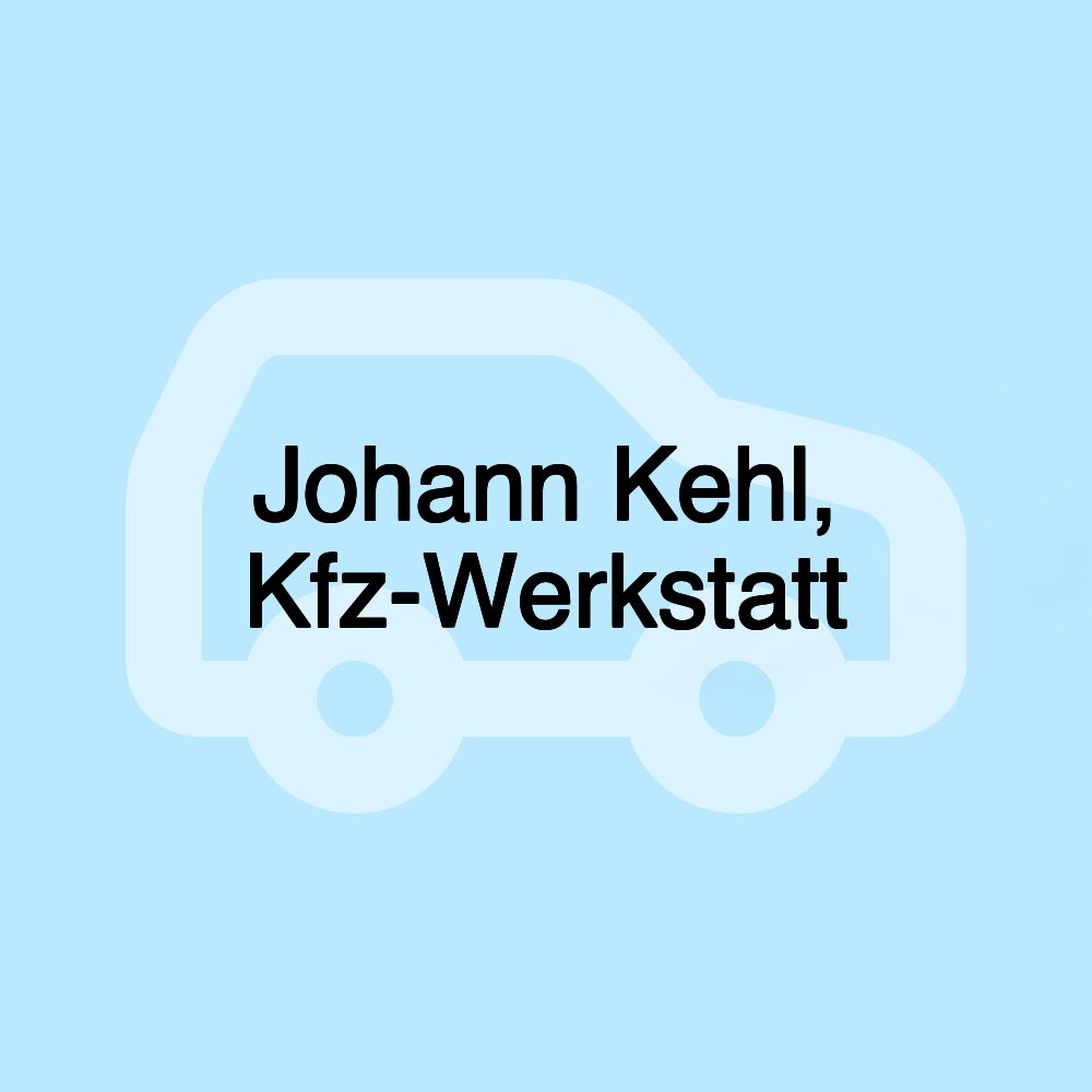 Johann Kehl, Kfz-Werkstatt