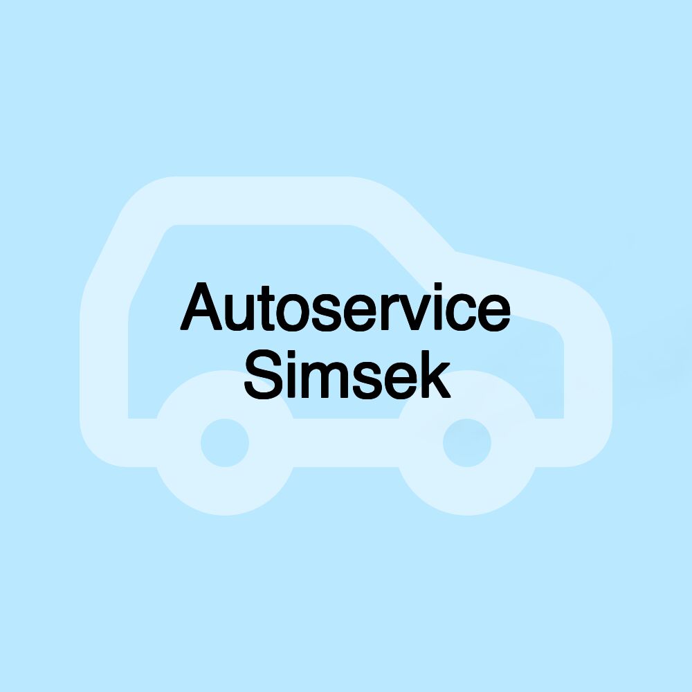 Autoservice Simsek