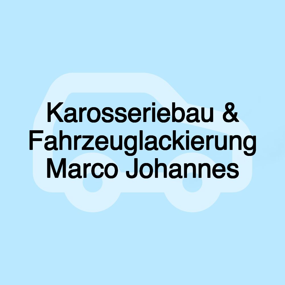 Karosseriebau & Fahrzeuglackierung Marco Johannes