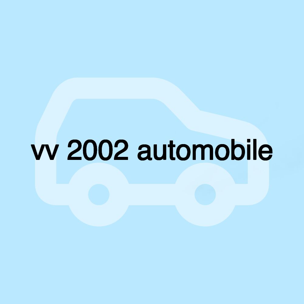 vv 2002 automobile