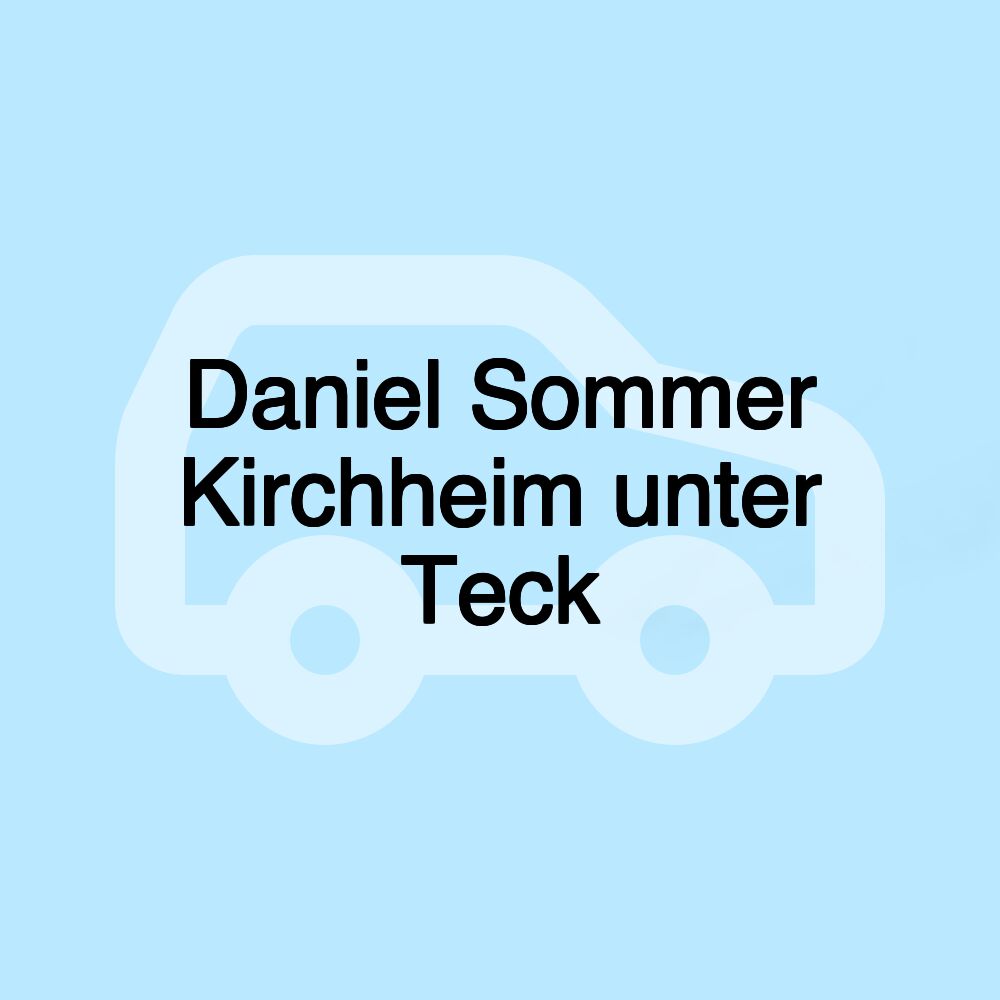 Daniel Sommer Kirchheim unter Teck