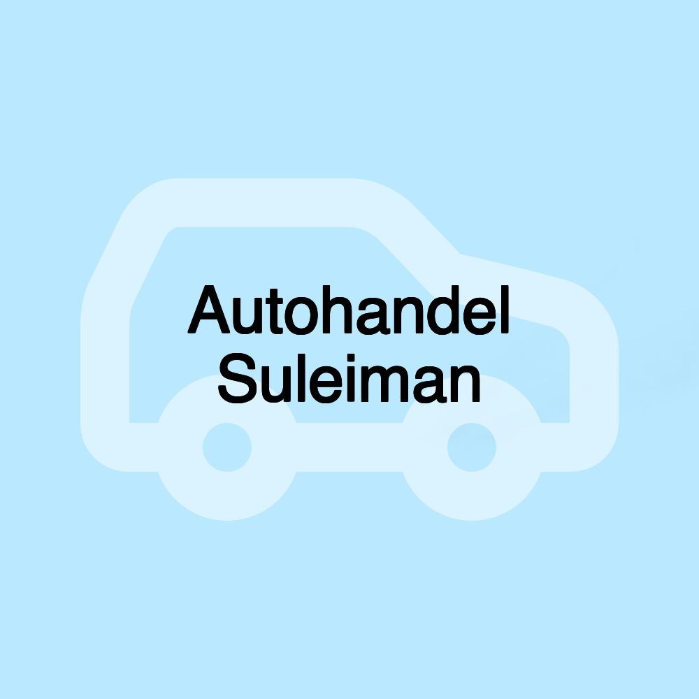 Autohandel Suleiman