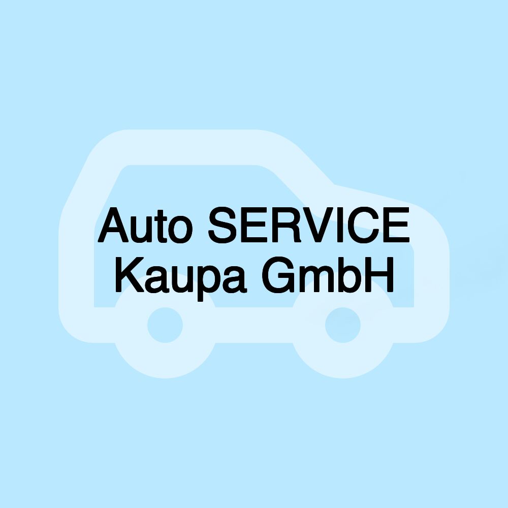 Auto SERVICE Kaupa GmbH