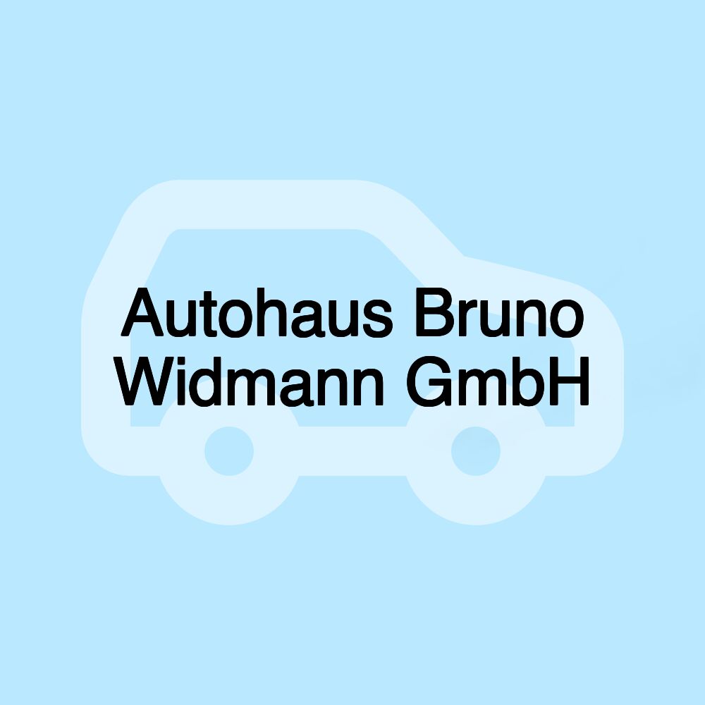 Autohaus Bruno Widmann GmbH