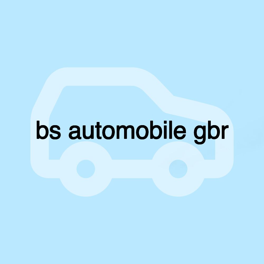 bs automobile gbr