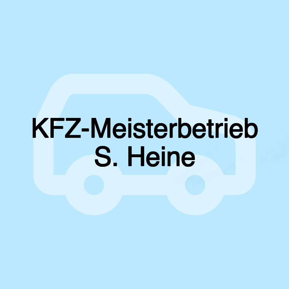 KFZ-Meisterbetrieb S. Heine