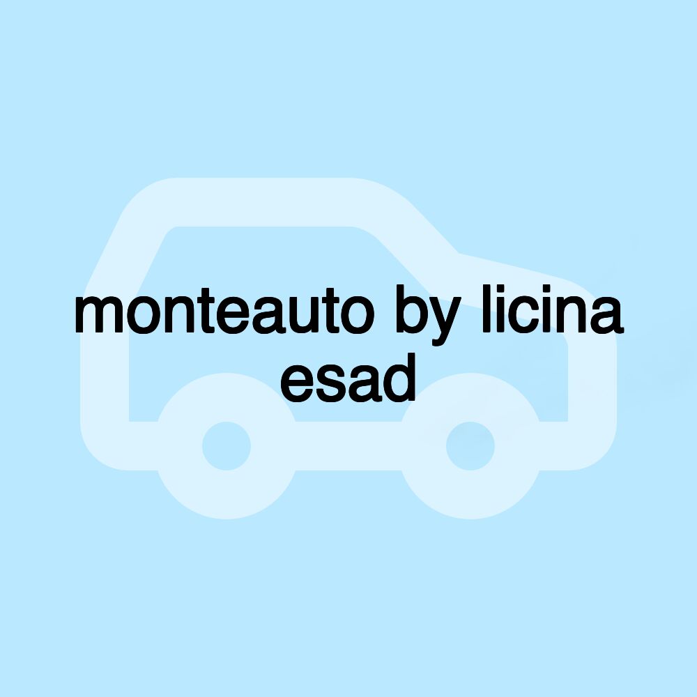 monteauto by licina esad