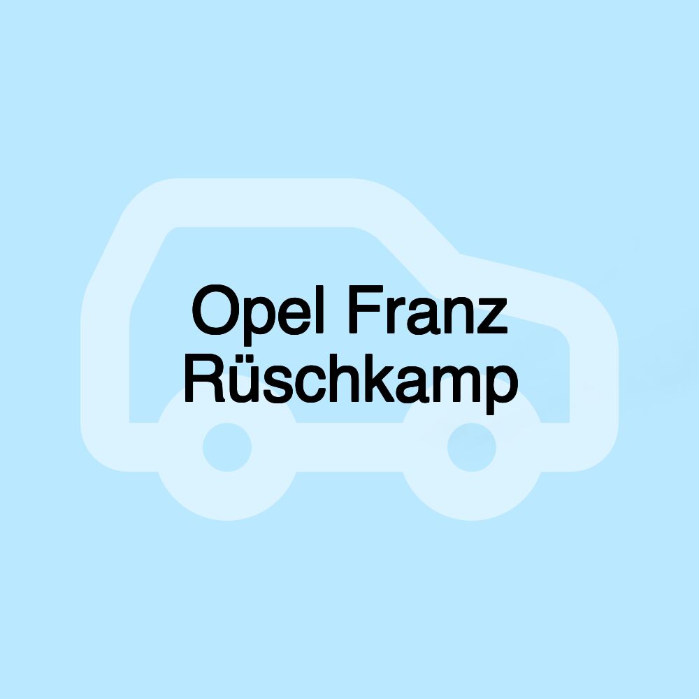 Opel Franz Rüschkamp