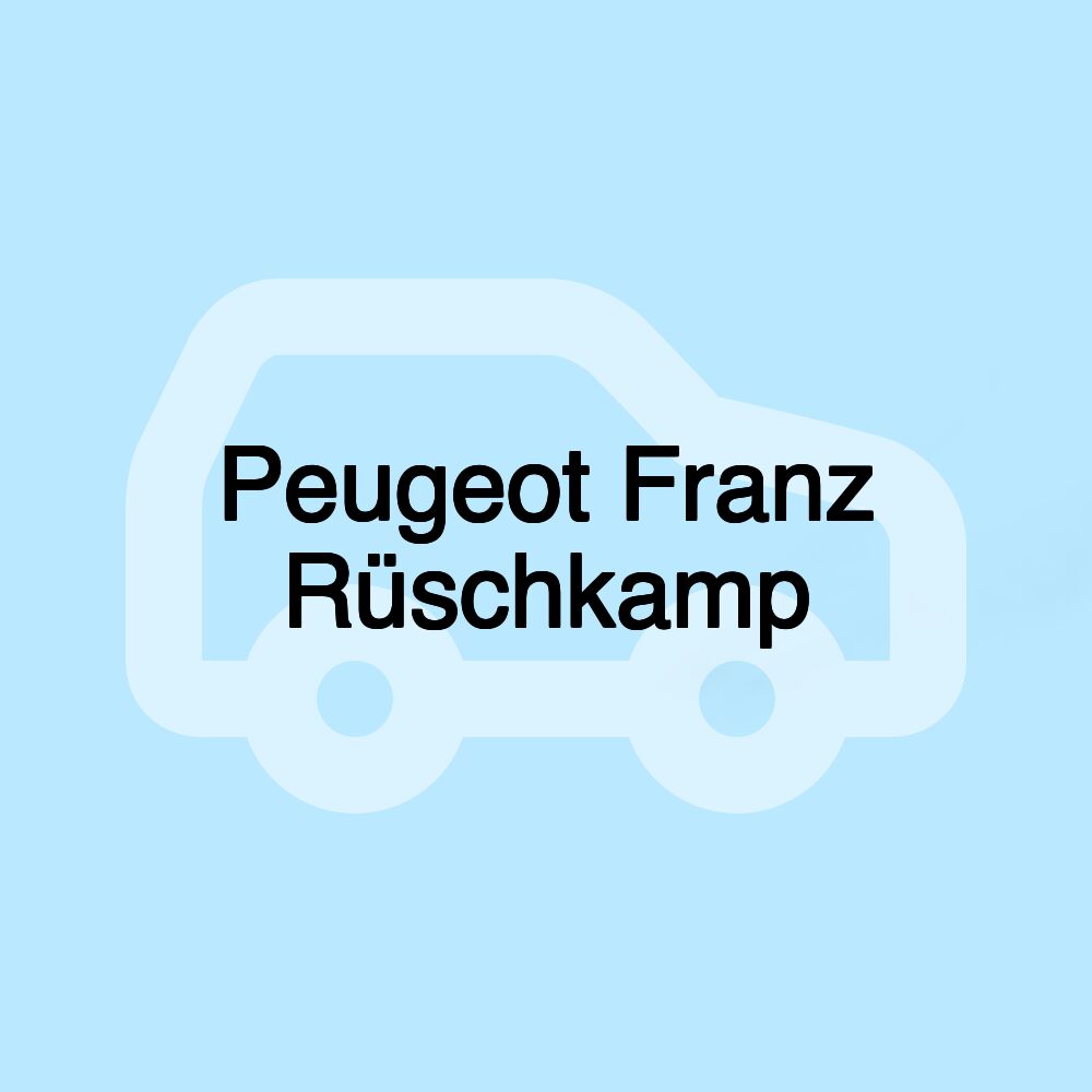 Peugeot Franz Rüschkamp