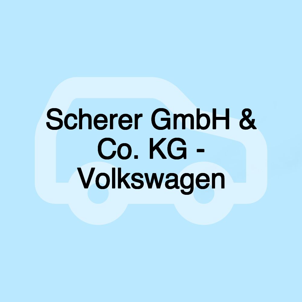 Scherer GmbH & Co. KG - Volkswagen