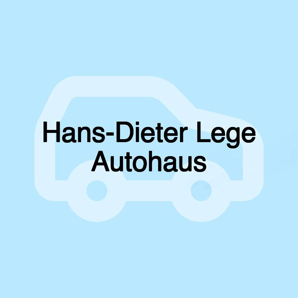 Hans-Dieter Lege Autohaus