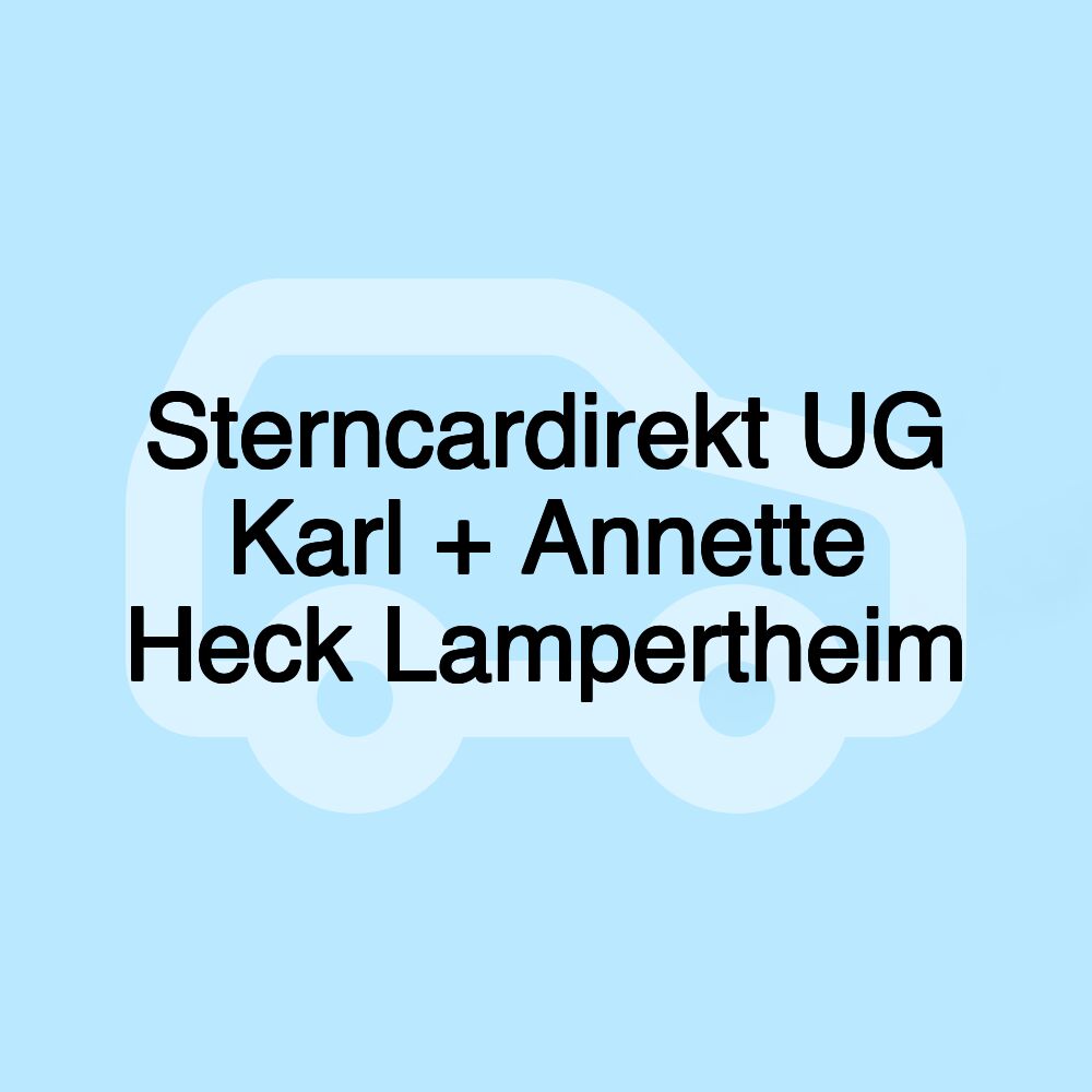 Sterncardirekt UG Karl + Annette Heck Lampertheim