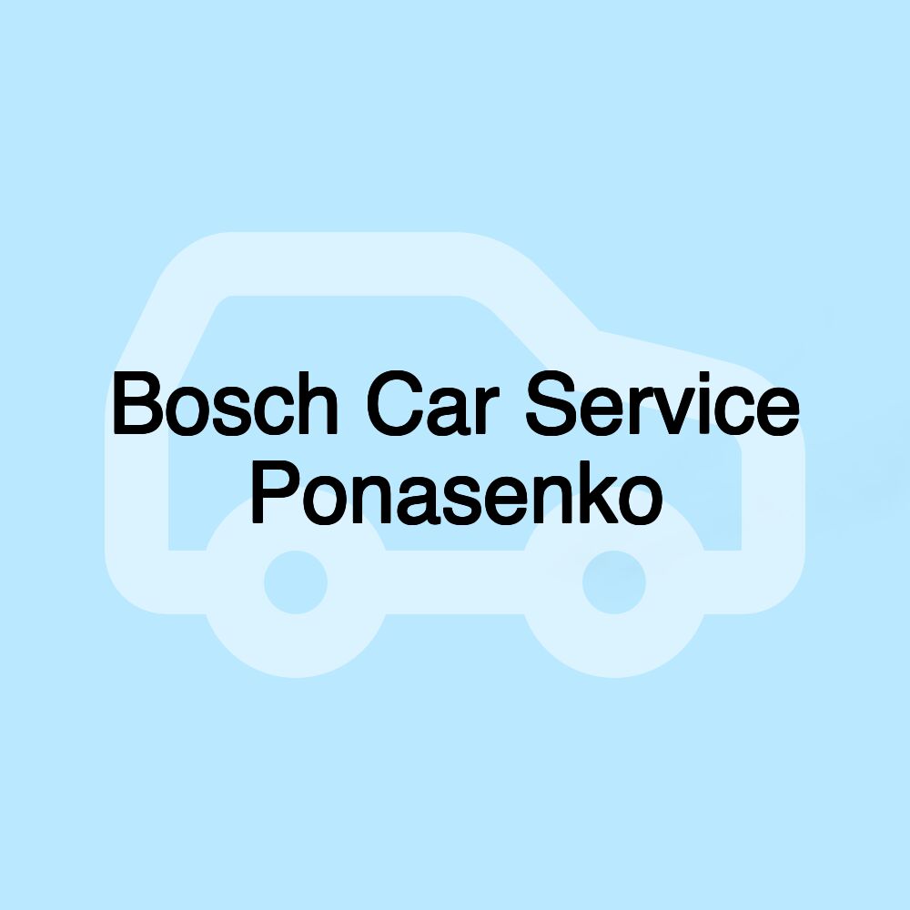 Bosch Car Service Ponasenko