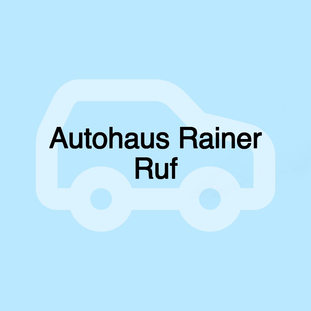 Autohaus Rainer Ruf