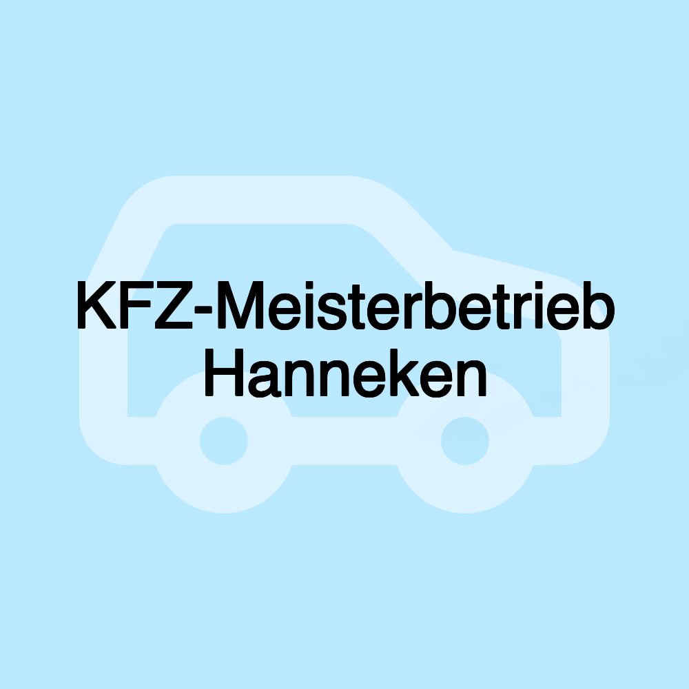 KFZ-Meisterbetrieb Hanneken