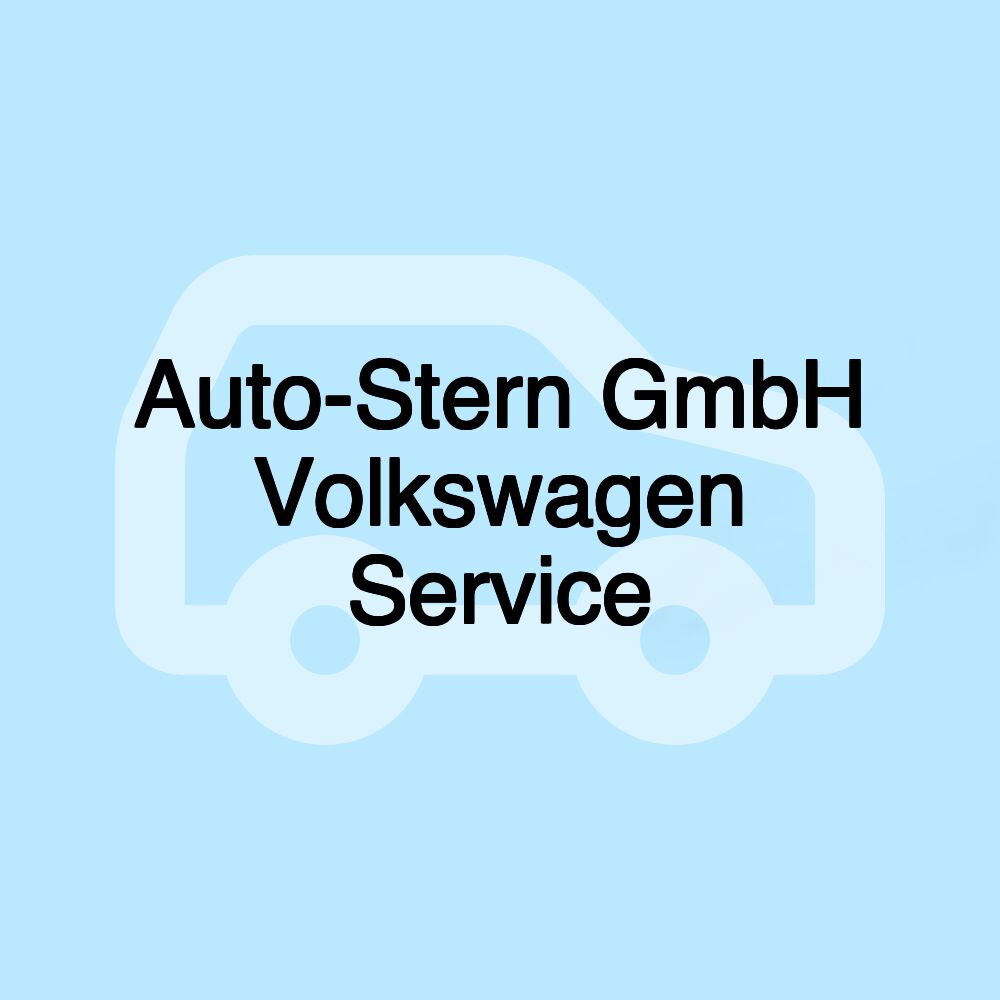 Auto-Stern GmbH Volkswagen Service