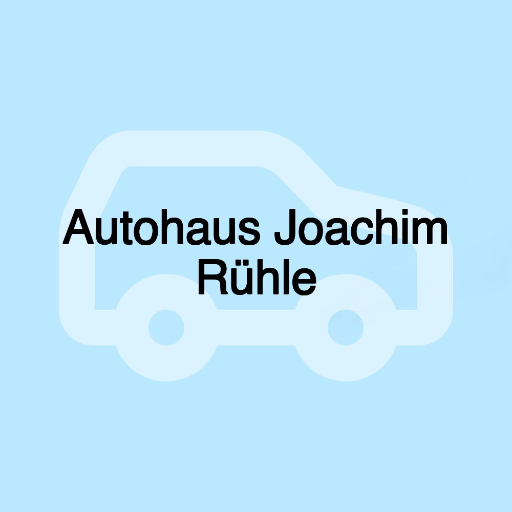 Autohaus Joachim Rühle