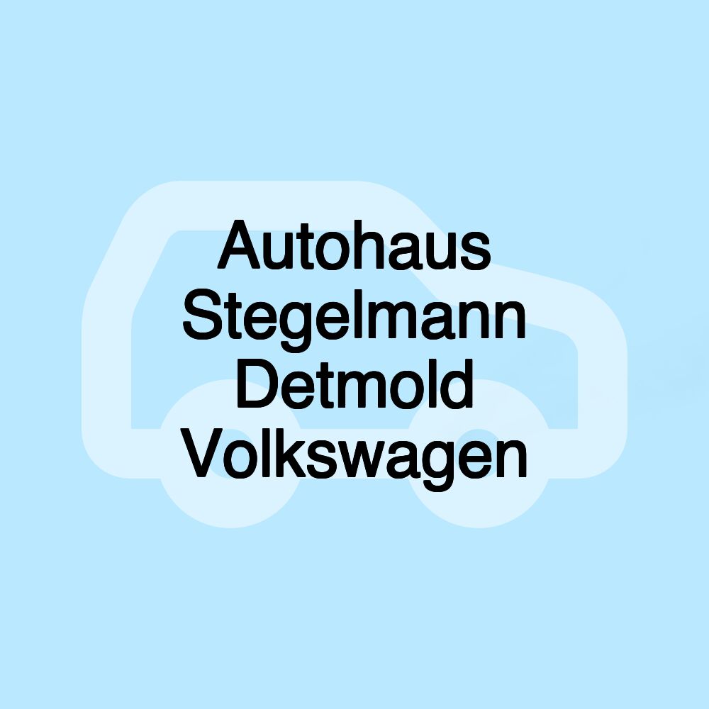 Autohaus Stegelmann Detmold Volkswagen