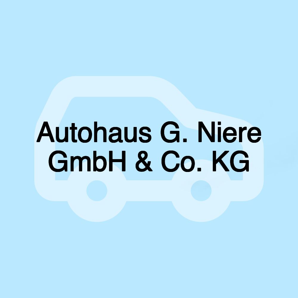 Autohaus G. Niere GmbH & Co. KG