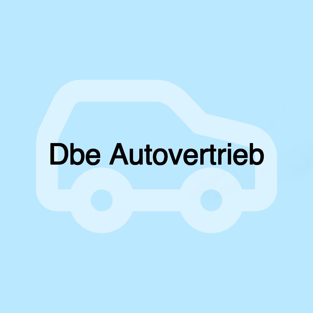 Dbe Autovertrieb