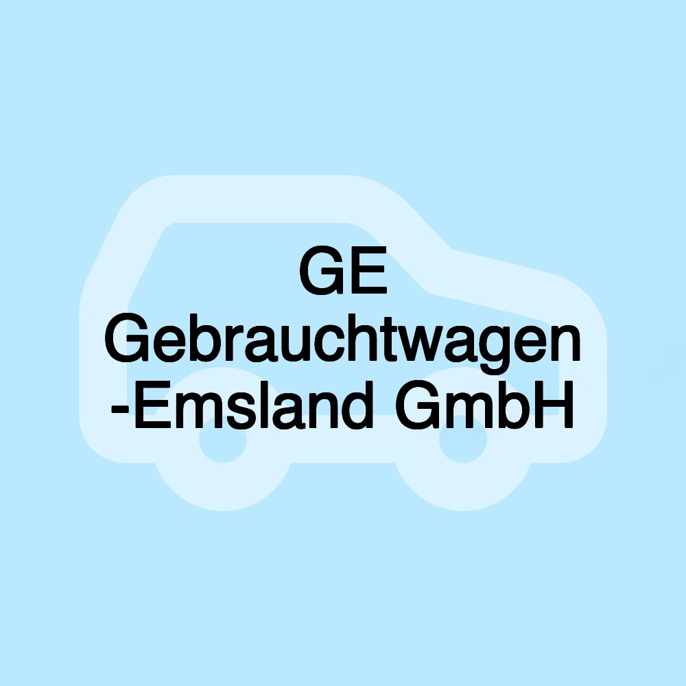 GE Gebrauchtwagen -Emsland GmbH