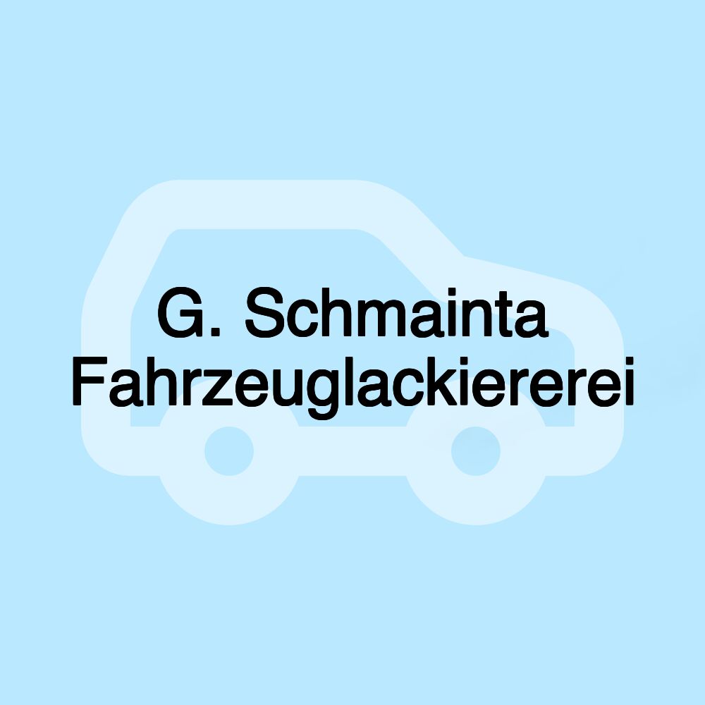 G. Schmainta Fahrzeuglackiererei