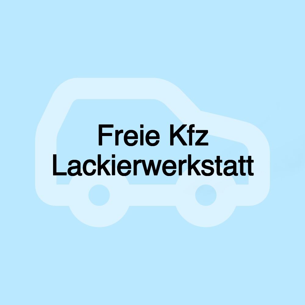 Freie Kfz Lackierwerkstatt