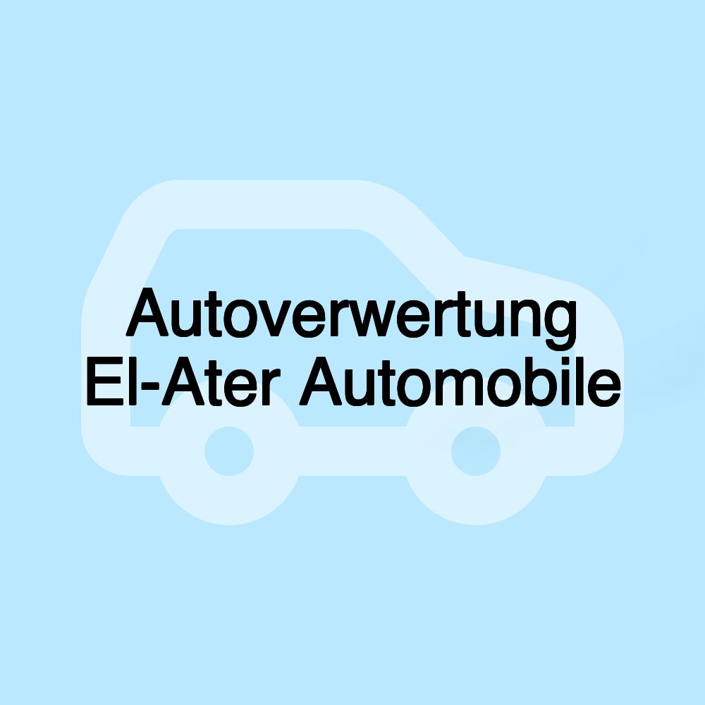 Autoverwertung El-Ater Automobile