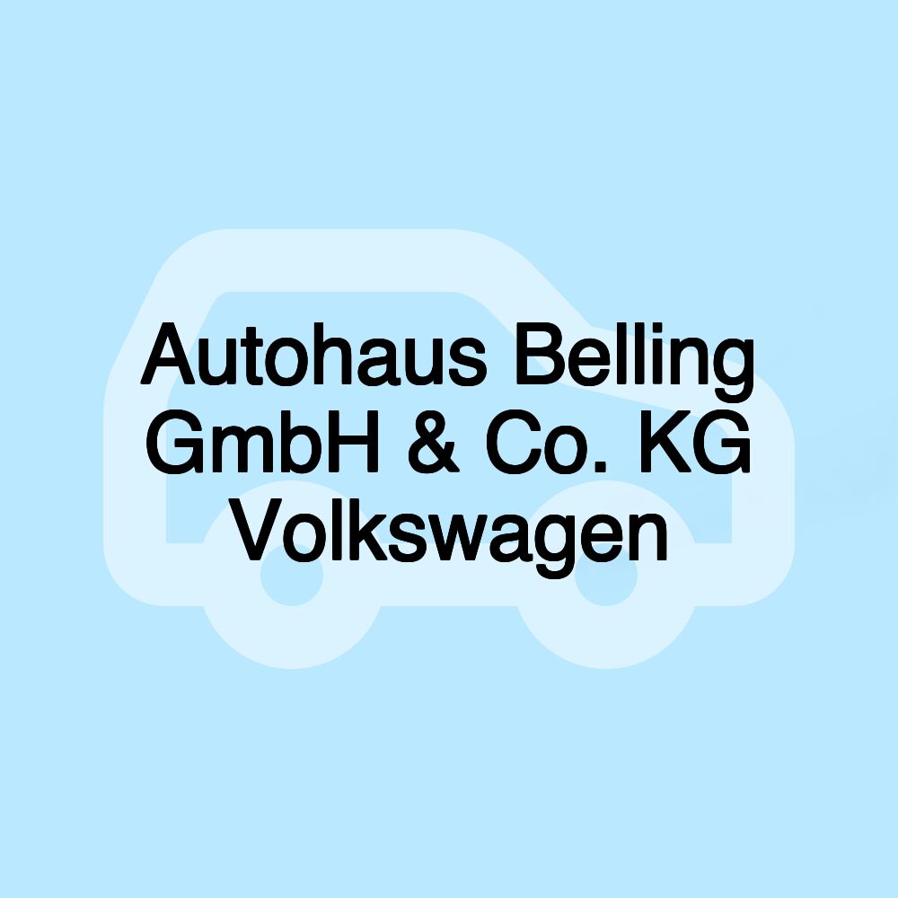 Autohaus Belling GmbH & Co. KG Volkswagen