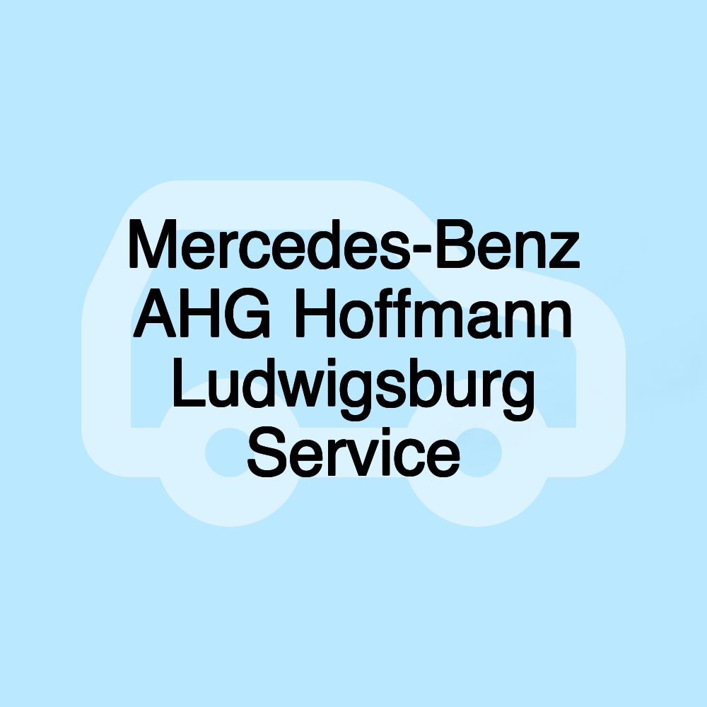 Mercedes-Benz AHG Hoffmann Ludwigsburg Service