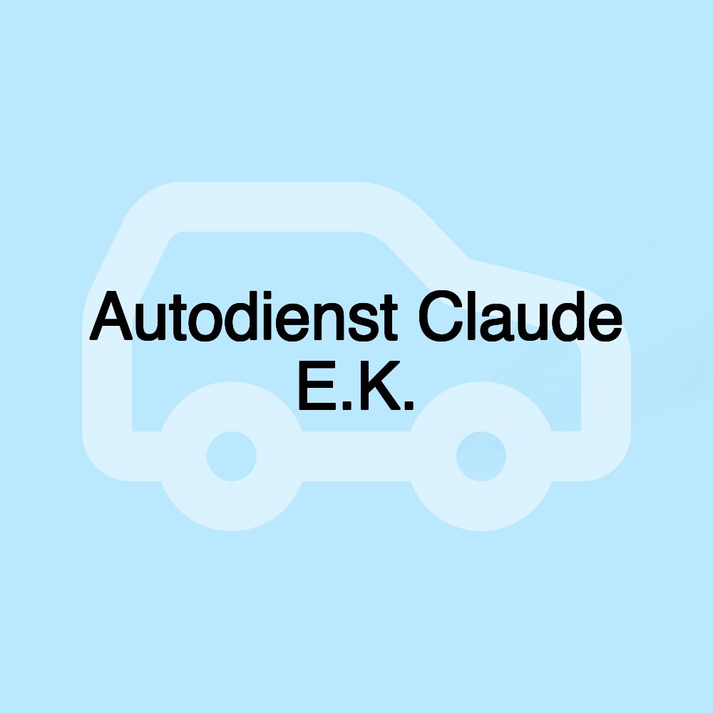 Autodienst Claude E.K.