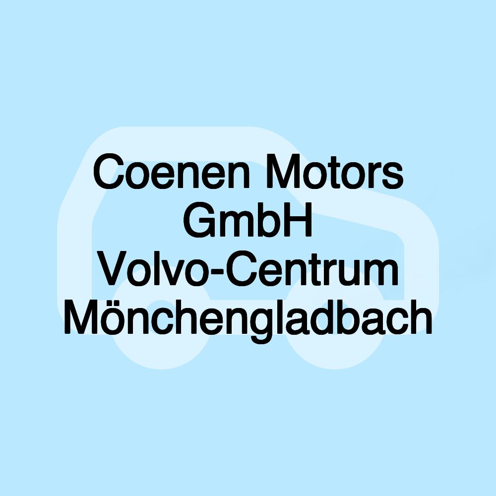 Coenen Motors GmbH Volvo-Centrum Mönchengladbach