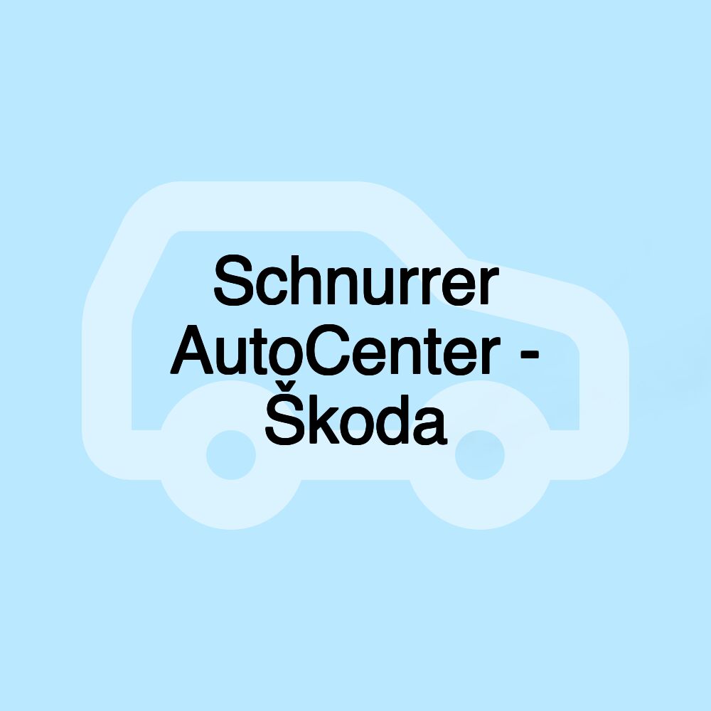 Schnurrer AutoCenter - Škoda