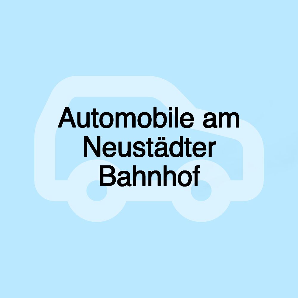 Automobile am Neustädter Bahnhof