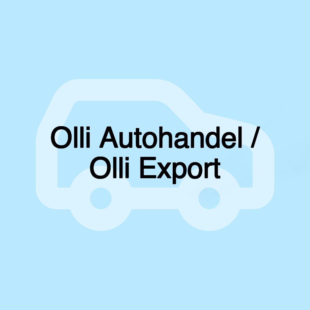 Olli Autohandel / Olli Export