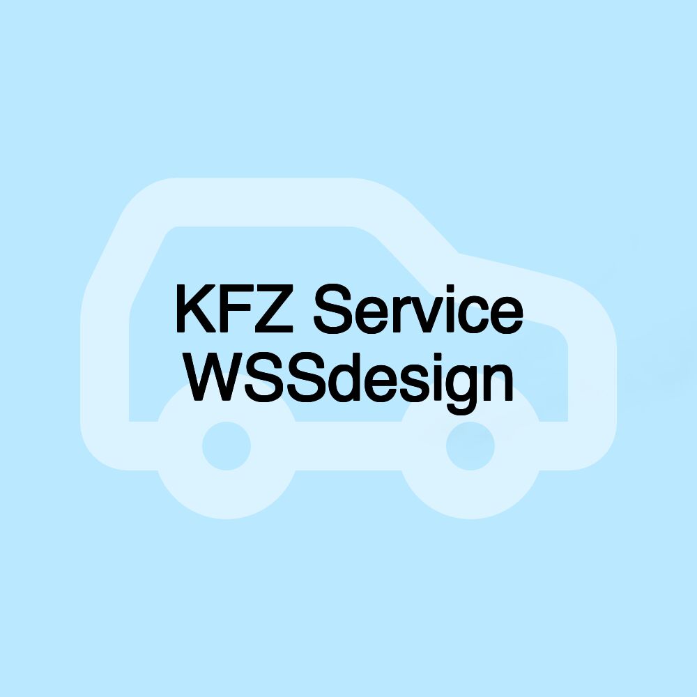 KFZ Service WSSdesign