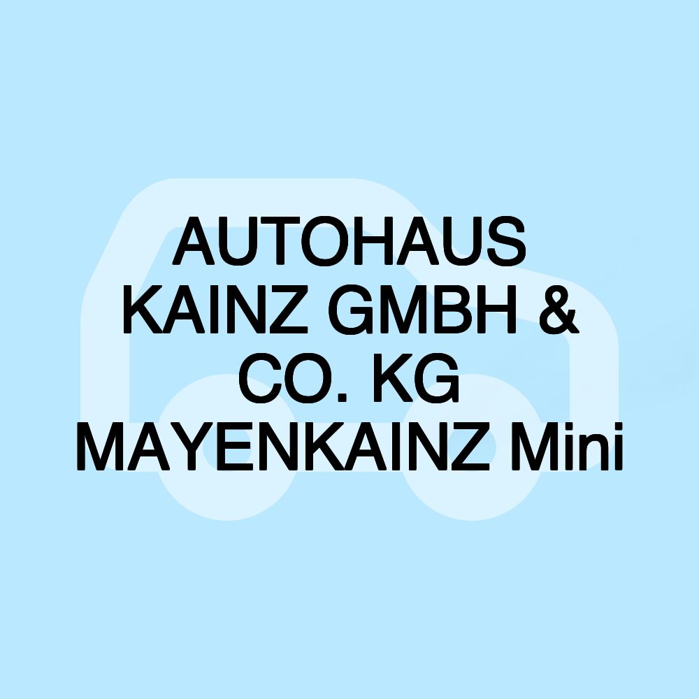 AUTOHAUS KAINZ GMBH & CO. KG MAYENKAINZ Mini