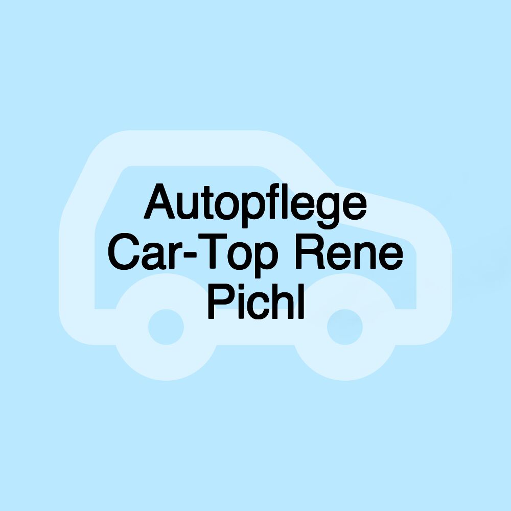 Autopflege Car-Top Rene Pichl