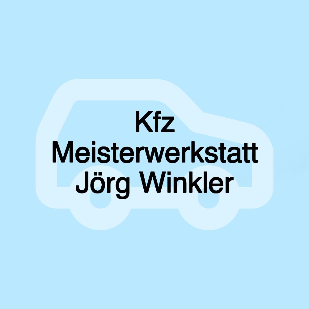 Kfz Meisterwerkstatt Jörg Winkler