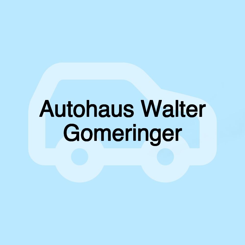 Autohaus Walter Gomeringer