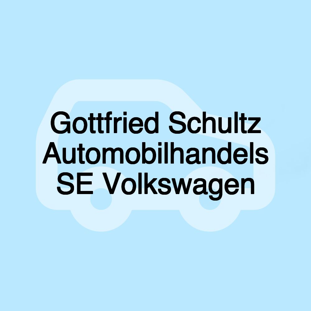 Gottfried Schultz Automobilhandels SE Volkswagen