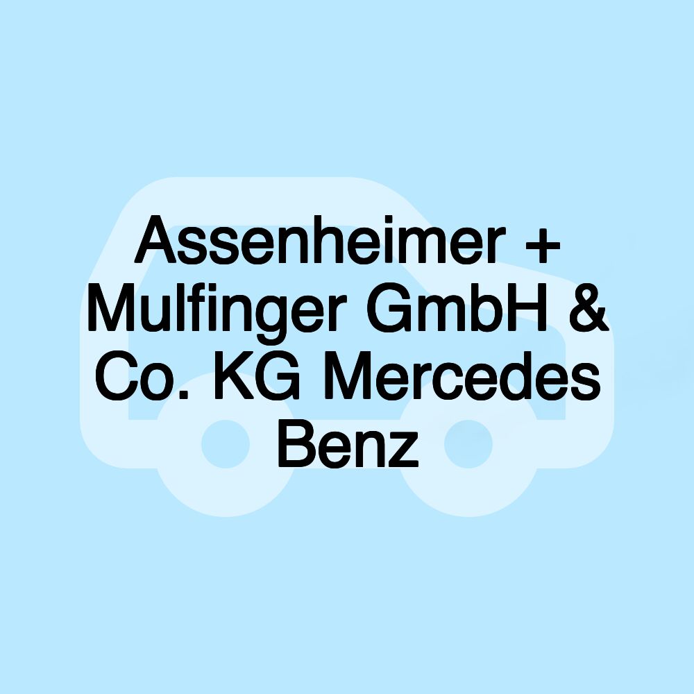 Assenheimer + Mulfinger GmbH & Co. KG Mercedes Benz