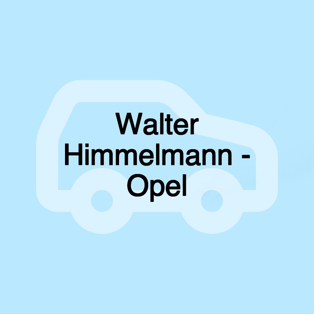 Walter Himmelmann - Opel