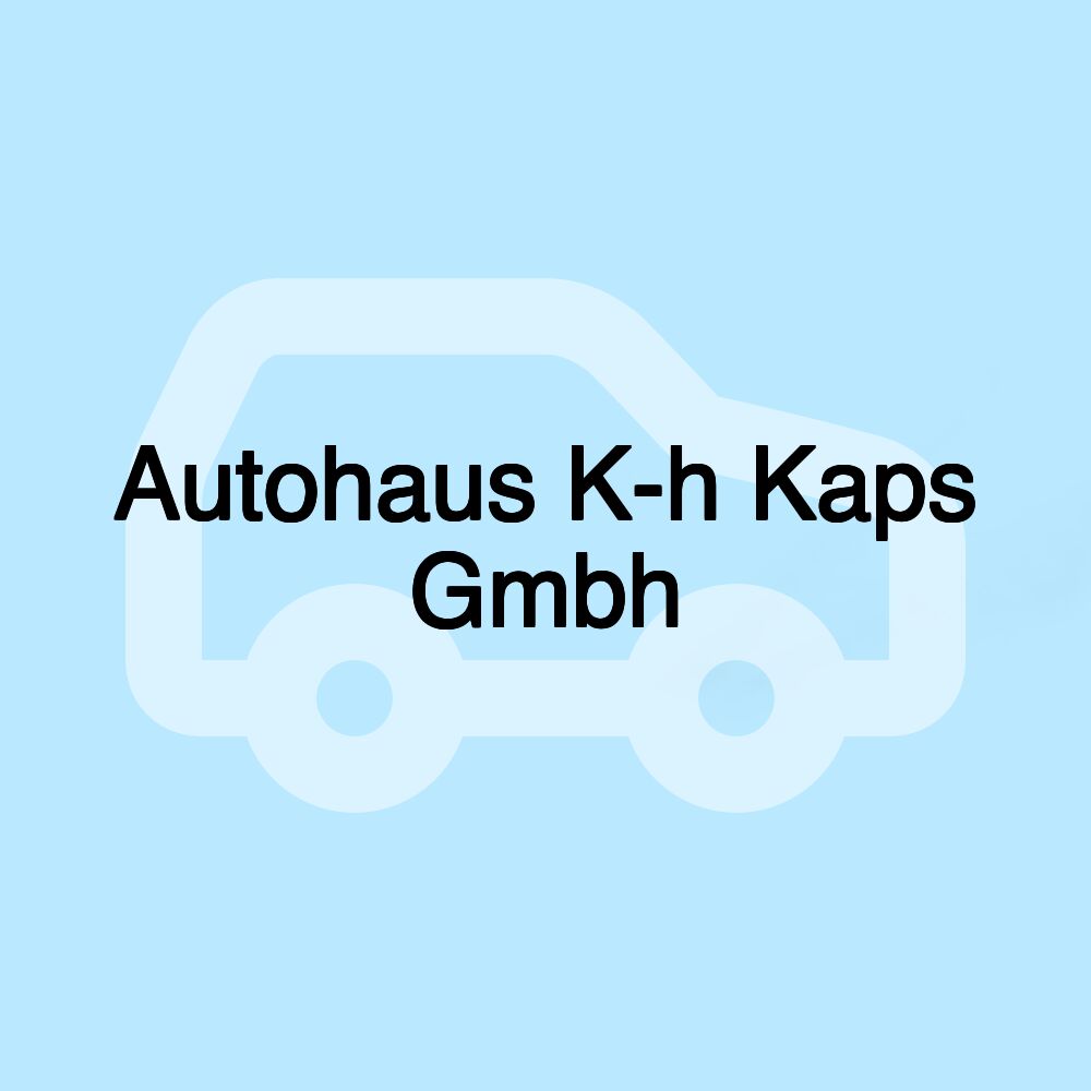 Autohaus K-h Kaps Gmbh