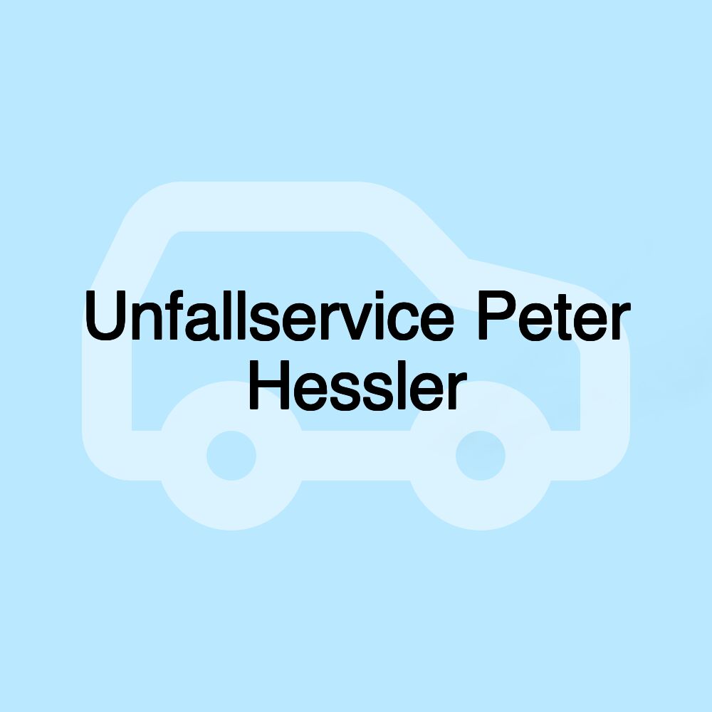 Unfallservice Peter Hessler