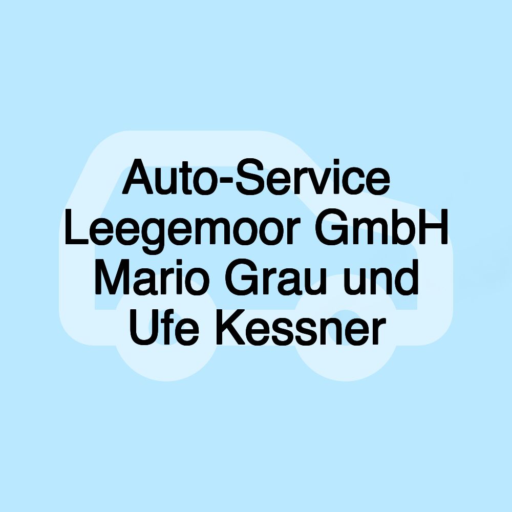 Auto-Service Leegemoor GmbH Mario Grau und Ufe Kessner