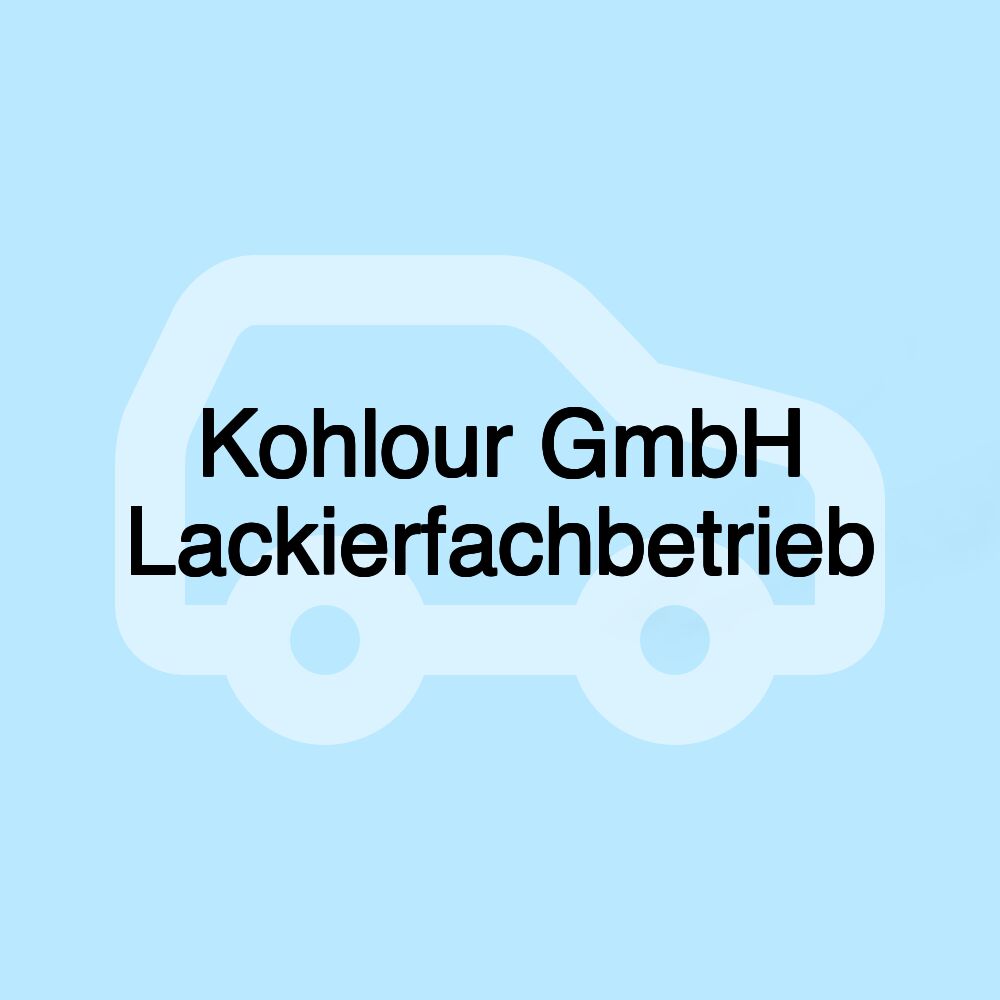 Kohlour GmbH Lackierfachbetrieb