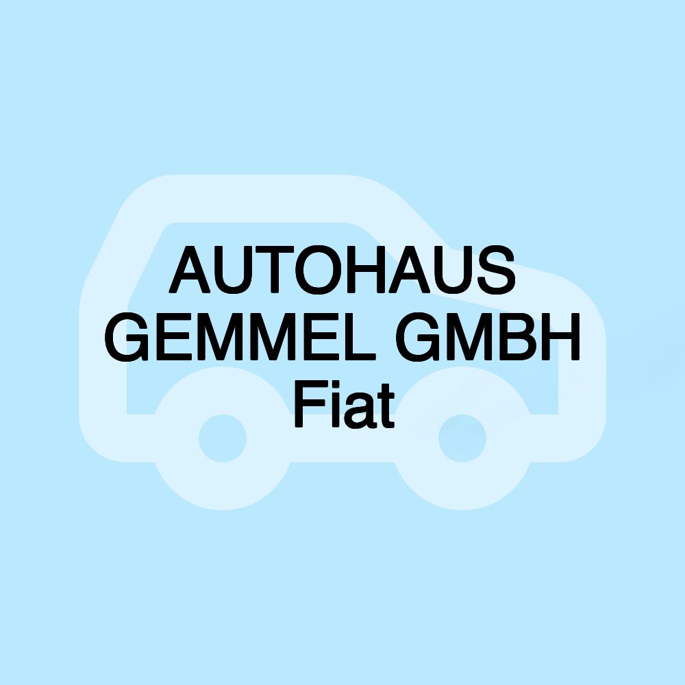 AUTOHAUS GEMMEL GMBH Fiat